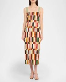 Alemais Majorelle Midi Dress at Neiman Marcus