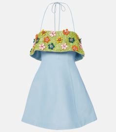 Alemais Yasmine embellished minidress at Mytheresa