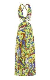 Alemais Yvette linen cutout maxi dress at Moda Operandi