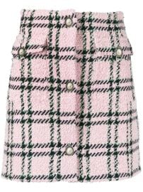 Alessandra Rich check-pattern mini-skirt - at Farfetch