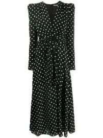 Alessandra Rich polka dot tea dress polka dot tea dress at Farfetch