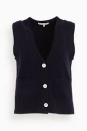 Alex Mill Bleeker Merino Wool Vest in Wine  at Nordstrom