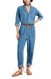 Alex Mill Standard Long Sleeve Denim Jumpsuit at Nordstrom