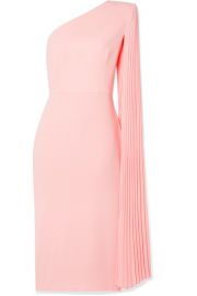 Alex Perry - Lorin one-shoulder crepe midi dress at Net A Porter