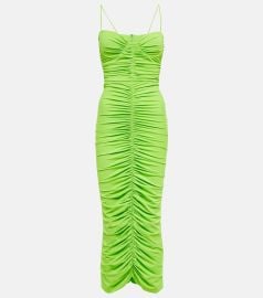 Alex Perry Everett Ruched Cup Dress at Mytheresa