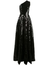 Alex Perry Jasper Sequinned one-shoulder Gown - Farfetch at Farfetch