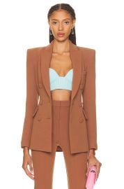 Alex Perry Landon Double Breasted Fitted Blazer at FWRD