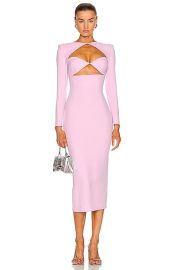 Alex Perry Page Double Cut Out Dress in Lilac FWRD at Forward