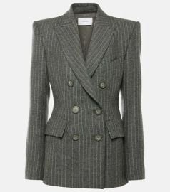 Alex Perry Pinstripe Blazer at Mytheresa