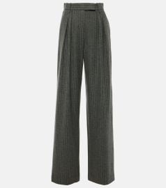 Alex Perry Pinstriped High rise Tapered Pants at Mytheresa