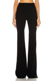 Alex Perry Rene Stretch Crepe Flared Trousers at Forward