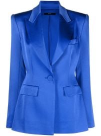 Alex Perry Single breasted satin blazer at Farfetch