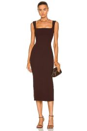 Alex Perry Steel Midi Dress in Chocolate  FWRD at Forward