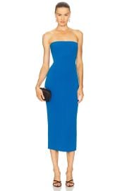 Alex Perry Strapless Dress In Ocean Blue at Revolve