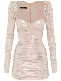 Alex Perry Sweetheart neck ruched minidress at Farfetch