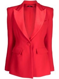 Alex Perry peak-lapel padded-shoulder Blazer - Farfetch at Farfetch