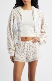 Alex Sunshine & Bows Crop Zop Hoodie at Nordstrom Rack