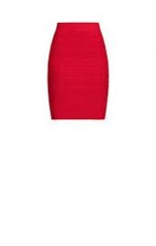 Alexa Skirt in Red Berry at Bcbgmaxazria