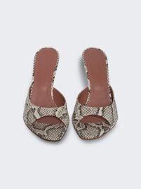 Alexa Slipper 95mm Shiny Snake The Webster at The Webster