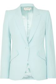 Alexander McQueen - Crepe blazer at Net A Porter