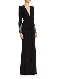 Alexander McQueen - Embellished Jersey Gown at Saks Fifth Avenue