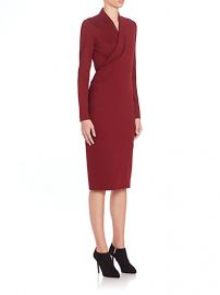 Alexander McQueen - Fitted Wrap-Front Dress at Saks Fifth Avenue