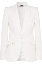 Alexander McQueen - Grain de poudre wool blazer at Net A Porter