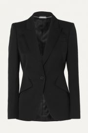 Alexander McQueen - Grain de poudre wool blazer at Net A Porter