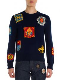 Alexander McQueen - Jacquard Badge Sweater at Saks Fifth Avenue