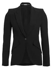 Alexander McQueen - Peak Shoulder Blazer at Saks Fifth Avenue