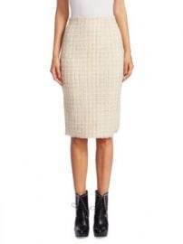 Alexander McQueen - Wool Tweed Pencil Skirt at Saks Fifth Avenue