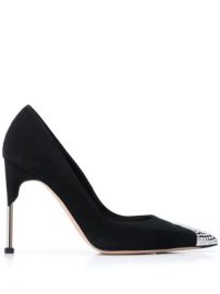 Alexander McQueen 100mm crystal-embellished Pumps - Farfetch at Farfetch