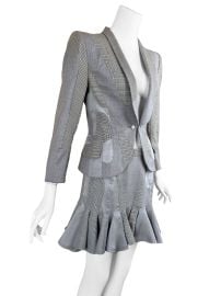 Alexander McQueen 2003 Scanners Collection Skirt Suit at Sweet Disorder Vintage