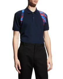 Alexander McQueen Camo Harness Polo Shirt at Neiman Marcus