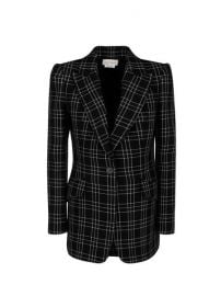 Alexander McQueen Checked Blazer ndash at Cettire