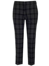 Alexander McQueen Checked Cropped Trousers ndash at Cettire