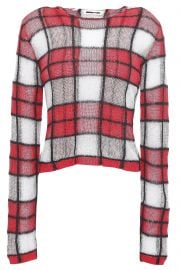 Alexander McQueen Checked Sweater at The Outnet