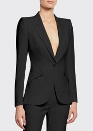 Alexander McQueen Classic Single-Breasted Suiting Blazer - at Bergdorf Goodman