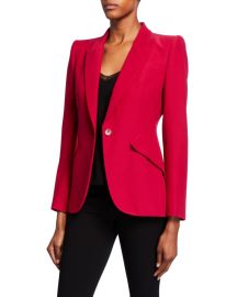 Alexander McQueen Classic Single-Breasted Suiting Blazer at Neiman Marcus