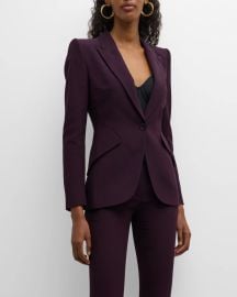 Alexander McQueen Classic Single-Breasted Suiting Blazer at Neiman Marcus