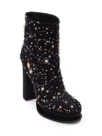 Alexander McQueen Crystal Platform Ankle Boots at Saks Off 5th