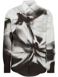 Alexander McQueen Dragonfly Shadow Cotton Shirt - at Farfetch