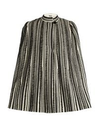 Alexander McQueen Embroidered wool-blend cape at Matches