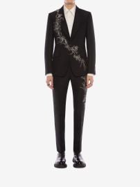 Alexander McQueen Floral Sash Jacquard Jacket at Alexander Mcqueen