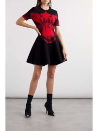 Alexander McQueen Jacquard knit mini dress at Net a Porter