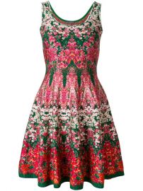 Alexander McQueen Kaleidescope Floral Dress at Farfetch