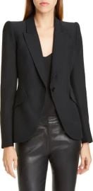 Alexander McQueen Leaf Crepe Jacket at Nordstrom