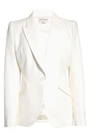 Alexander McQueen Leaf Crepe Jacket at Nordstrom