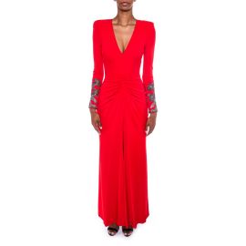 Alexander McQueen Long Sleeve Gown at Janet Mandell