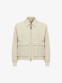 Alexander McQueen Military Pocket Blouson in Pale Beige at Alexander McQueen